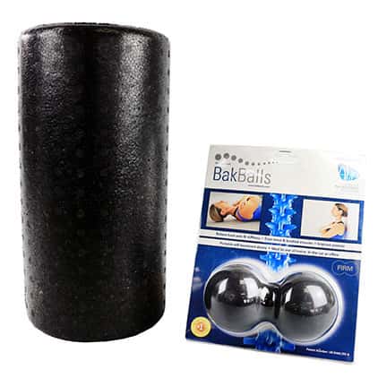 Bakballs Mobility Kit with White-Black Foam Roller - Image 2