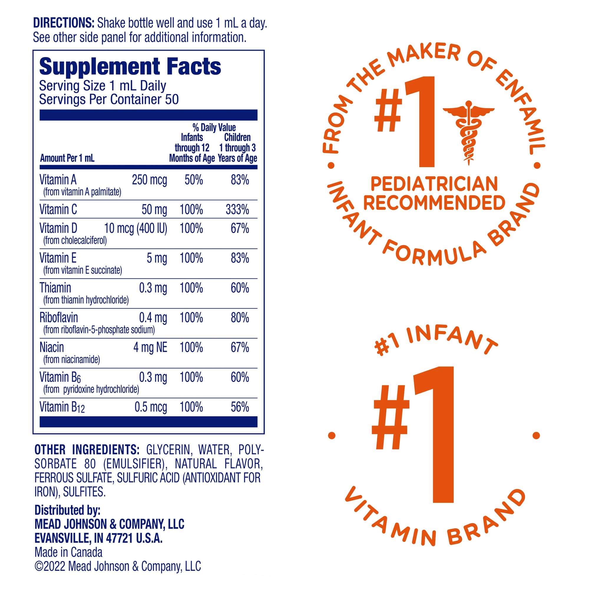 Enfamil Poly-Vi-Sol Liquid Multivitamin Supplement - Image 3
