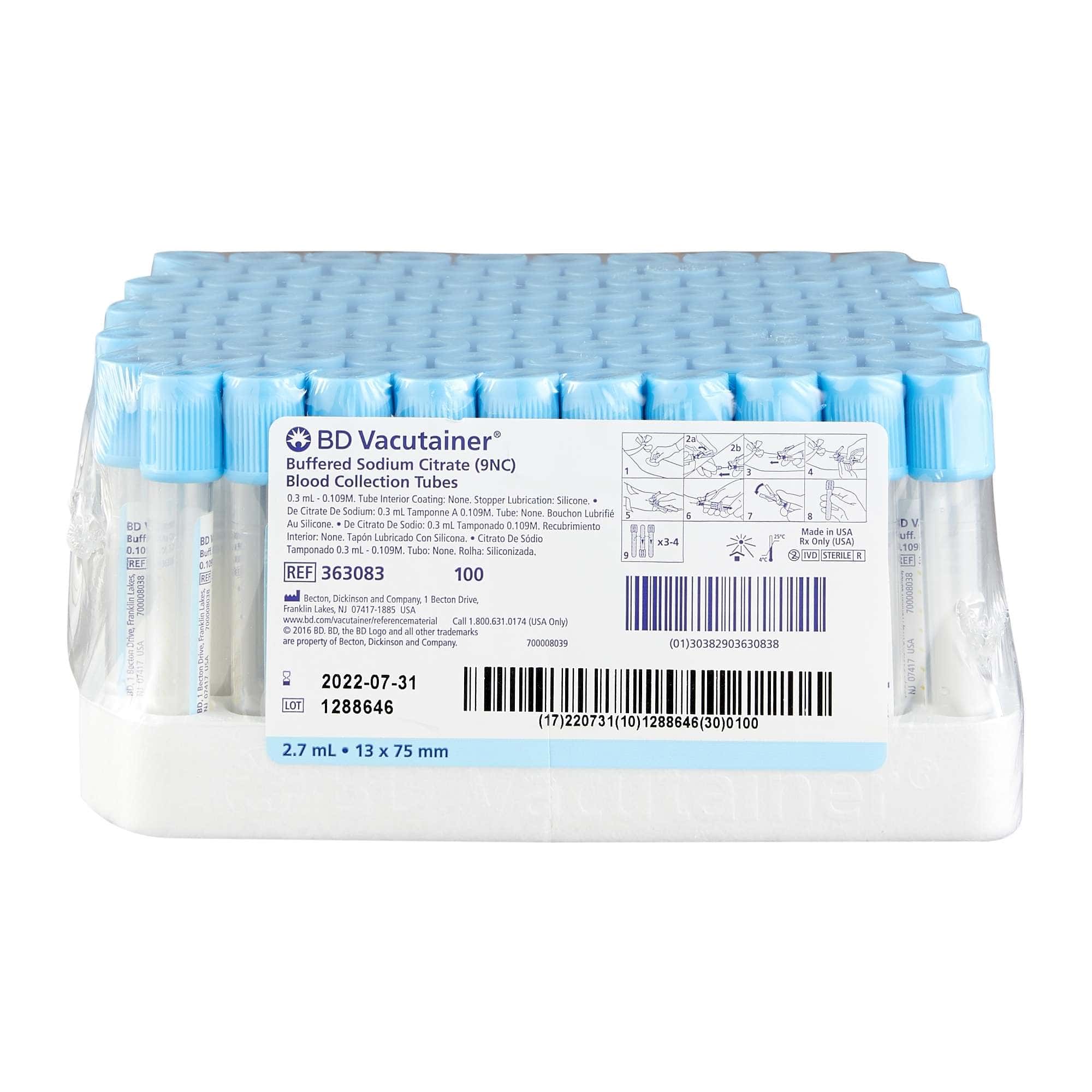 BD Vacutainer Plus Sodium Citrate Blood Collection Tube - Image 2