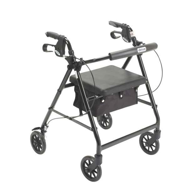 Drive Aluminum Rollator With 6" Casters - Image 2