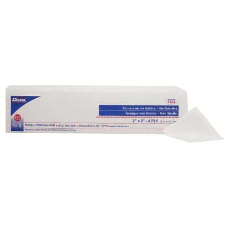Dukal Clinisorb 4-Ply Square Nonwoven Sponge - Image 4