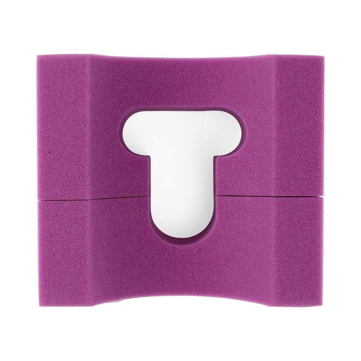 Medline Disposable Foam Head Positioner, 4.5" High with 9" x 8" Base - Case of 24 - Image 1