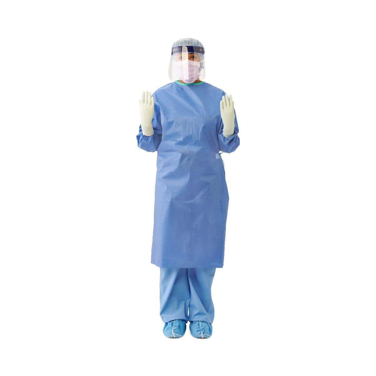 Medline Sterile Nonreinforced Eclipse Surgical Gowns with Towel - Image 1