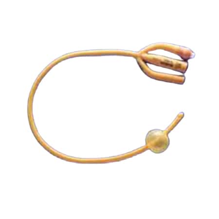 Teleflex Gold Silicone Coated 3-Way Foley Catheter - Image 1