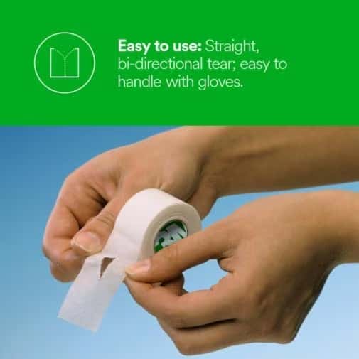 3M Transpore White Medical Tape - Image 3