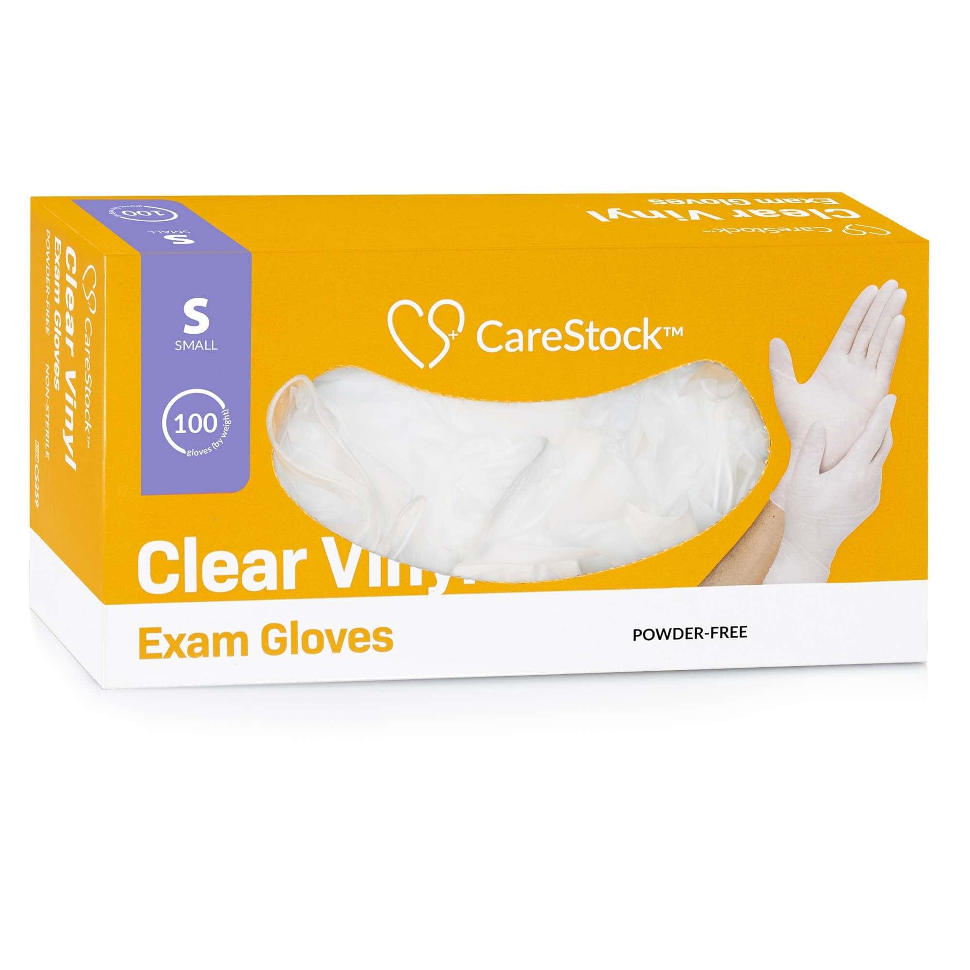 CareStock Clear Vinyl Exam Gloves - Image 2