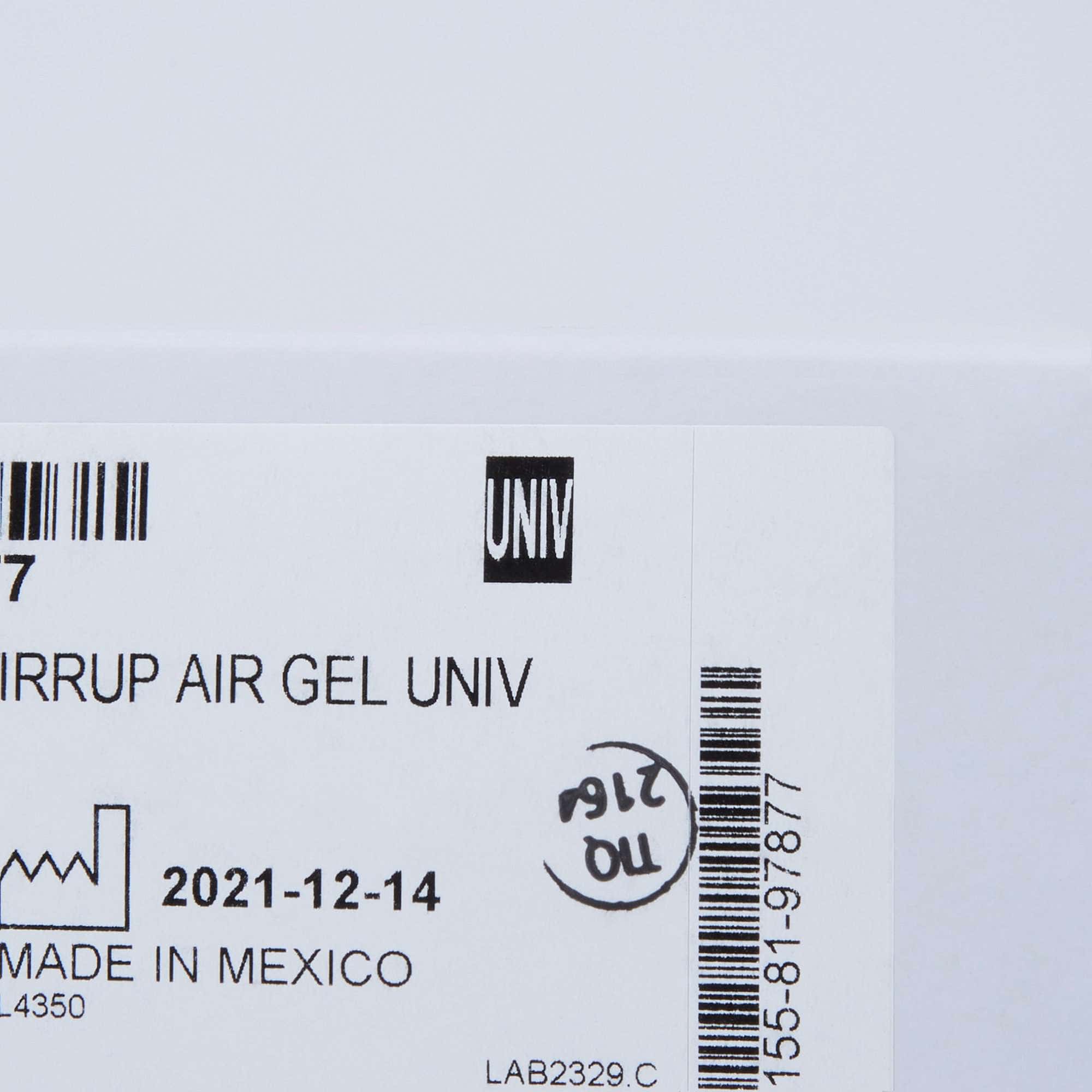 McKesson Ankle Support White 10 Inch Height Hook and Loop Strap Closure One Size Fits Most - Image 4