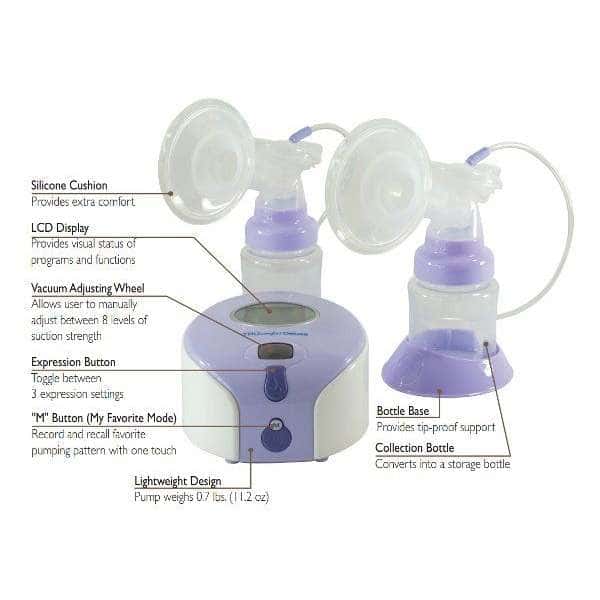 Viverity TruComfort Double Electric Breast Pump with Collection Combo Kit - Image 2