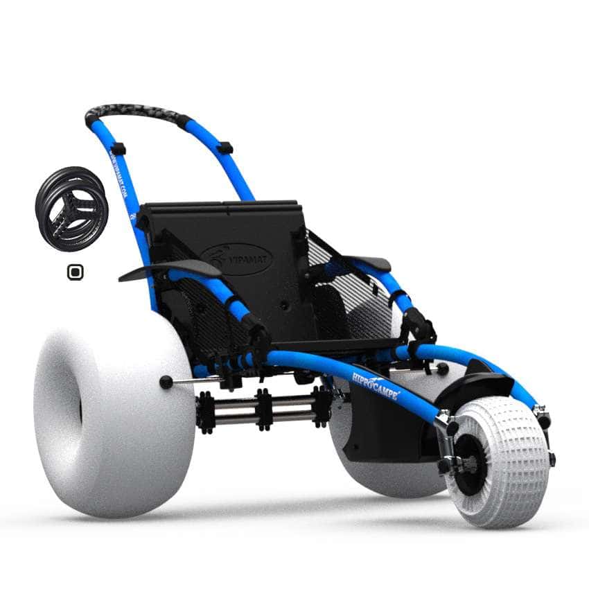 Vipamat Hippocampe Beach All-Terrain Wheelchair - Image 3