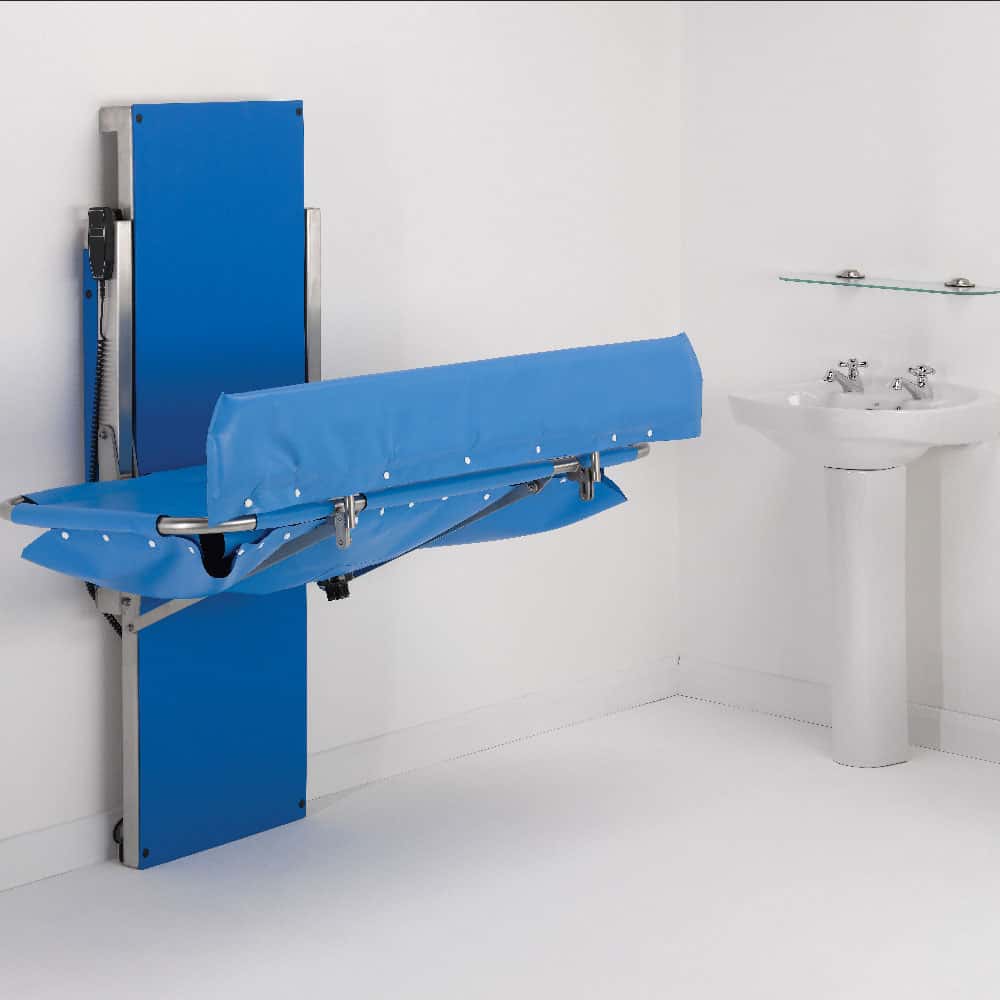 Smirthwaite Hi-Riser Electric Shower Stretcher - Wall & Floor Mounted - Image 1