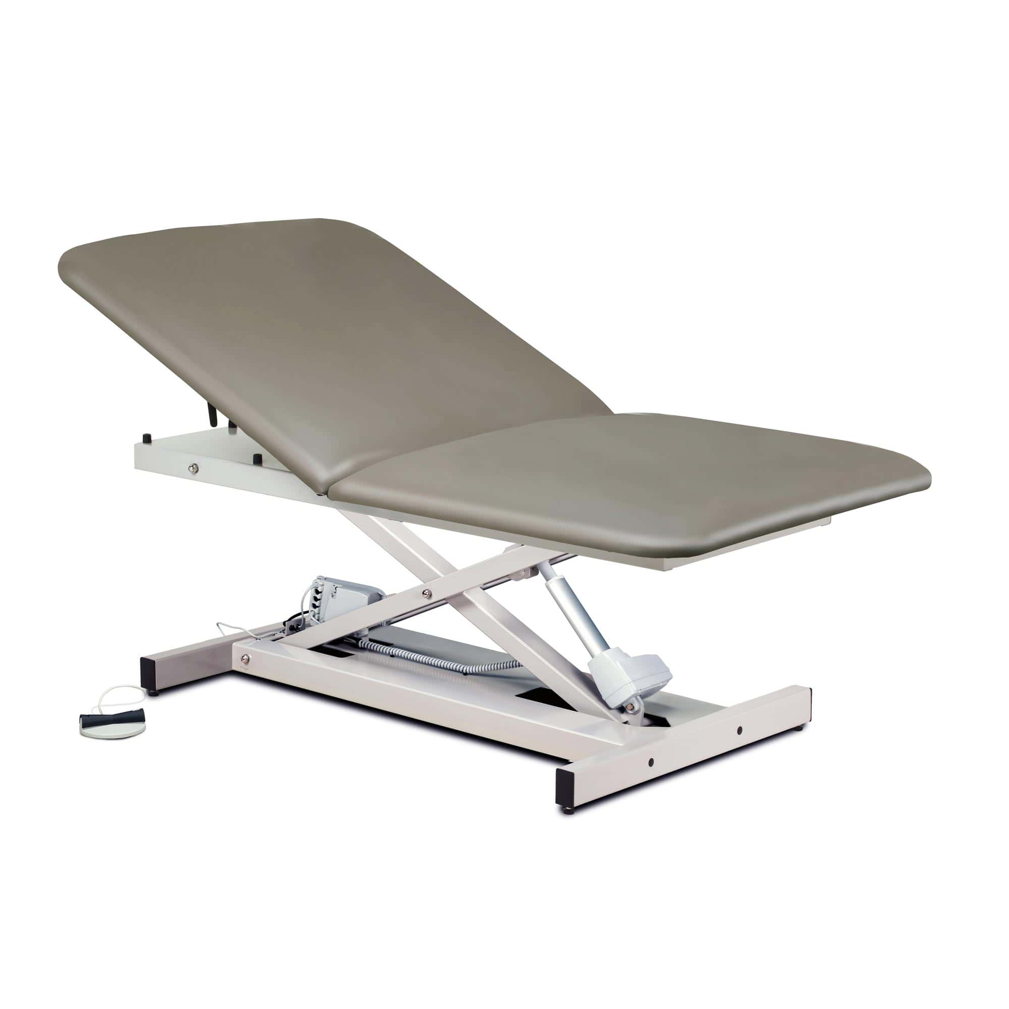 Clinton open base, extra wide, bariatric, power table with adjustable backrest - Image 1