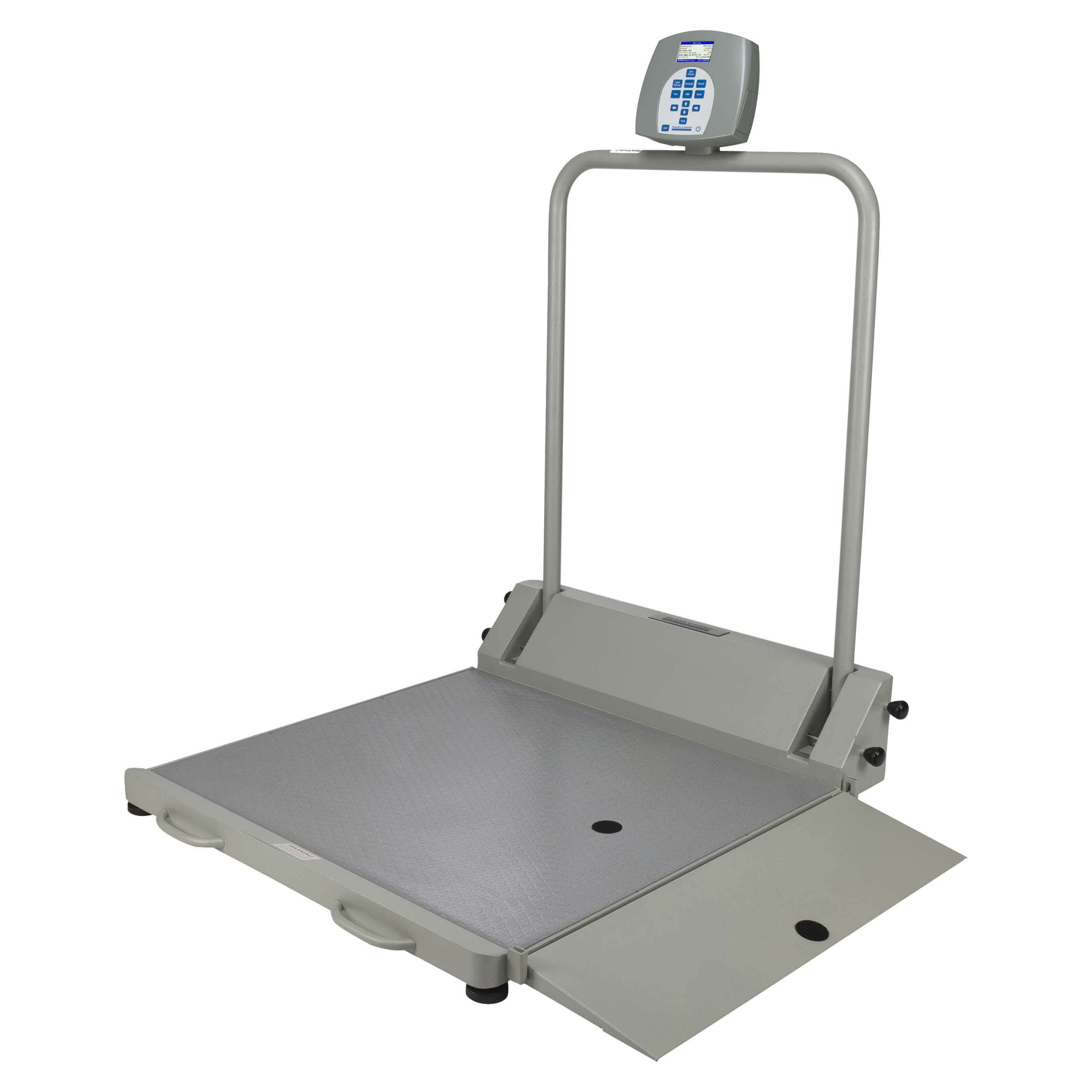 Health O Meter Bariatric Digital Wheelchair Scale, 1000 lbs. - Image 2