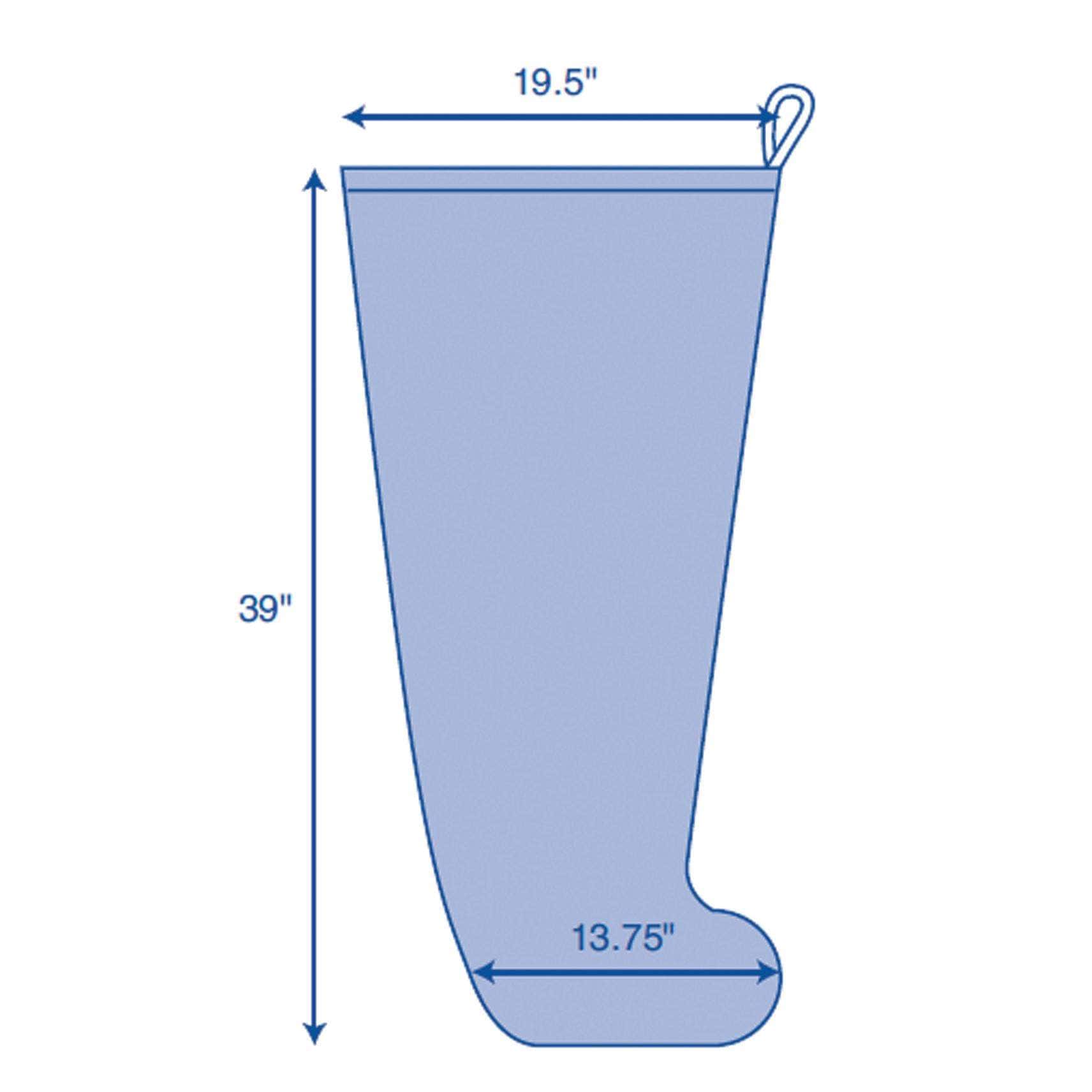 Medline Saf-T-Blend Surgical Legging - 1 Dozen - Image 2