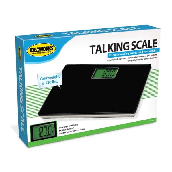 Jobar Talking Scale, 12.2" x 8.26" Platform, Regular - Image 3