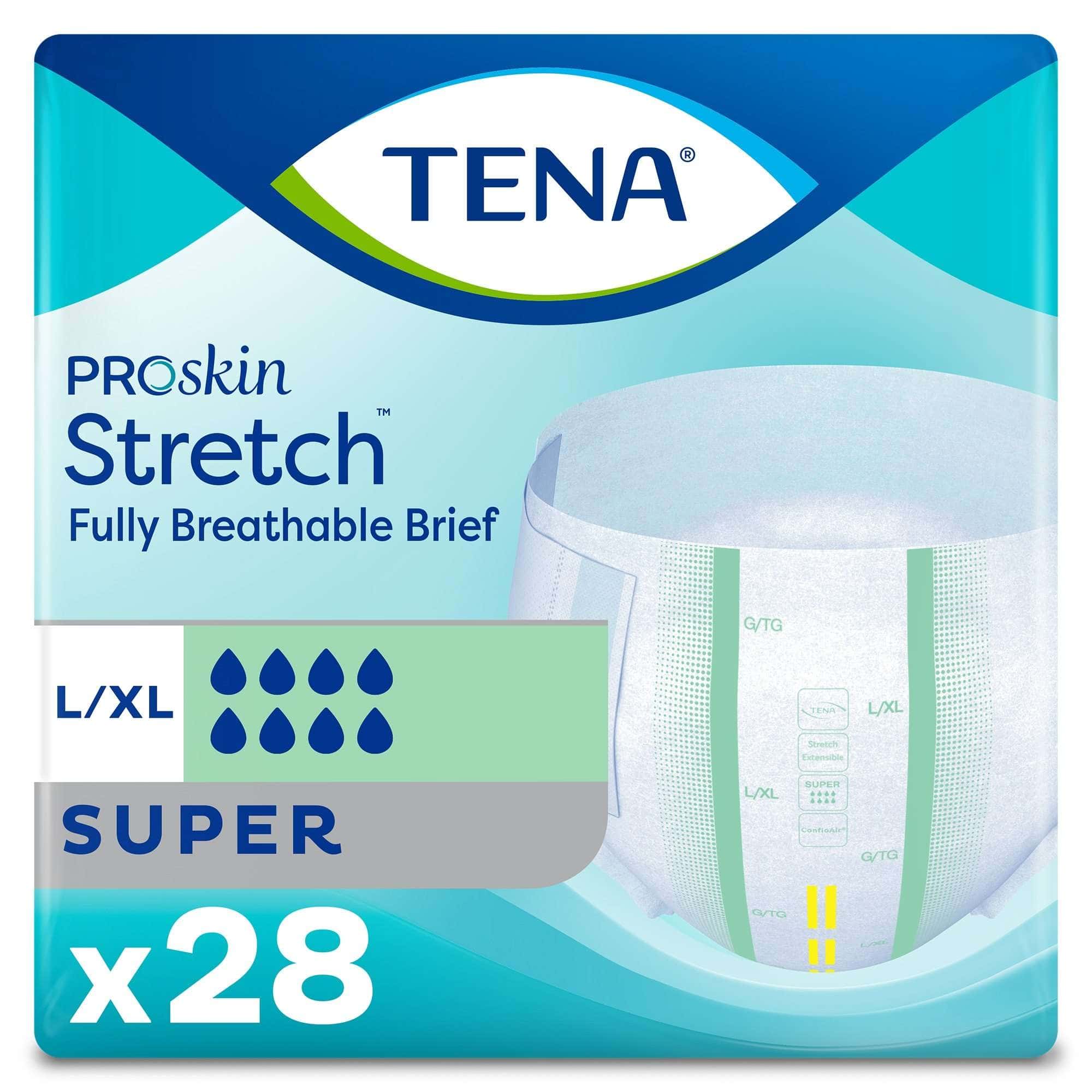 TENA ProSkin Stretch Super Incontinence Brief - Image 1