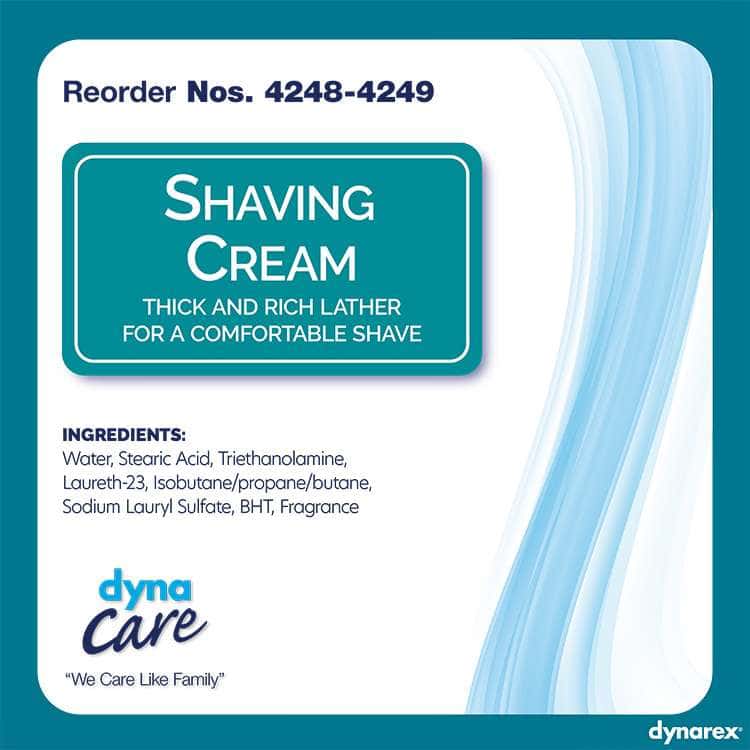 Dynarex Shaving Cream Aerosol Can - Image 4