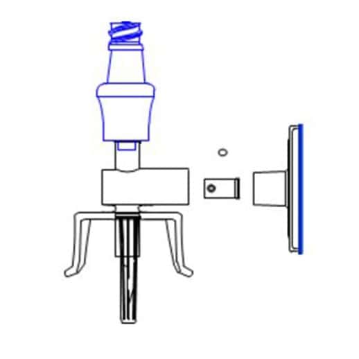 Clave Protected Filter Vial Spike with Skirt - Image 2