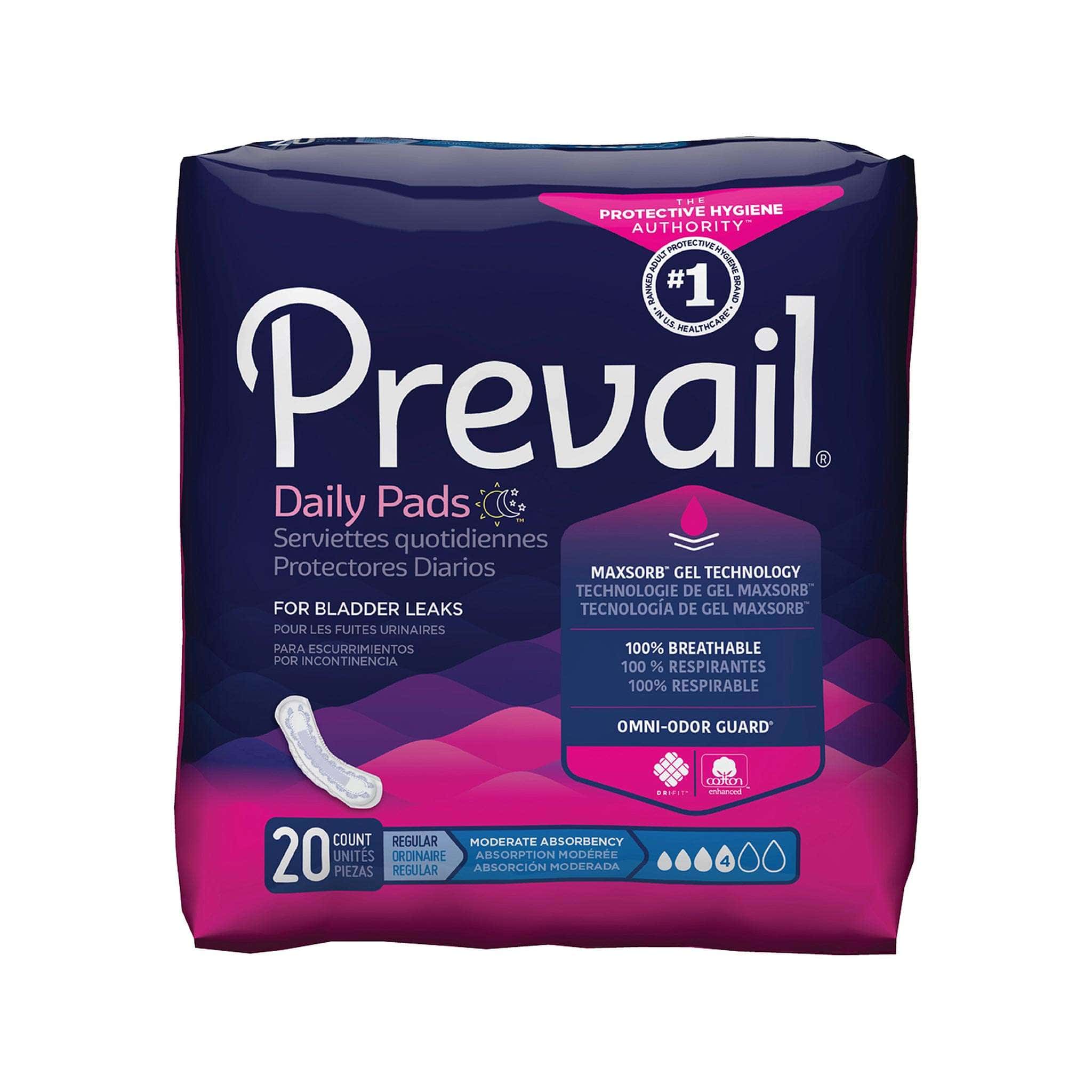Prevail Daily Pads For Bladder Leaks - Image 1