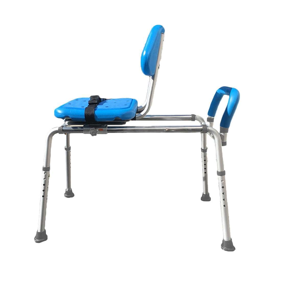 Platinum Health Gateway Premium Sliding Bath Transfer Bench with Swivel Seat Padded - Image 1