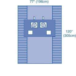 Medline Sterile Barrier Precautions Central Line Pack - Case of 6 - Image 1