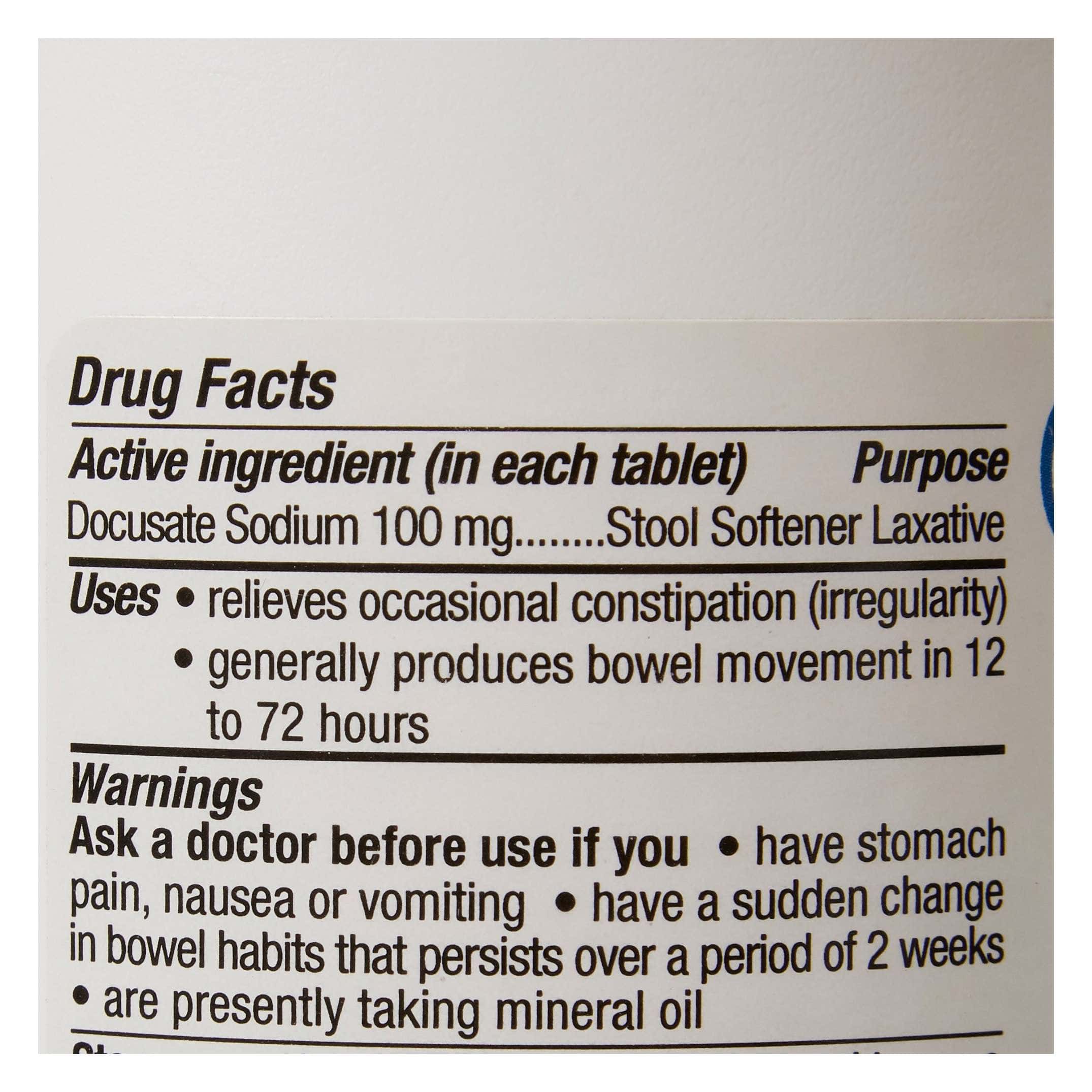 Geri-Care Docusate Sodium Stool Softener Tablet, 100 mg - Image 3