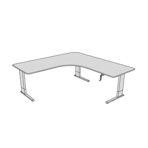 Accella Adjustable Perfect Corner Desk - Image 1