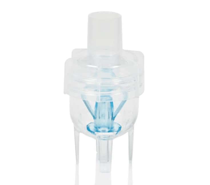 AirLife Misty Max 10 Nebulizer with Baffled Tee, 7 Ft U-Connect-It Tubing, Mouthpiece and 6" Flextube - Image 2