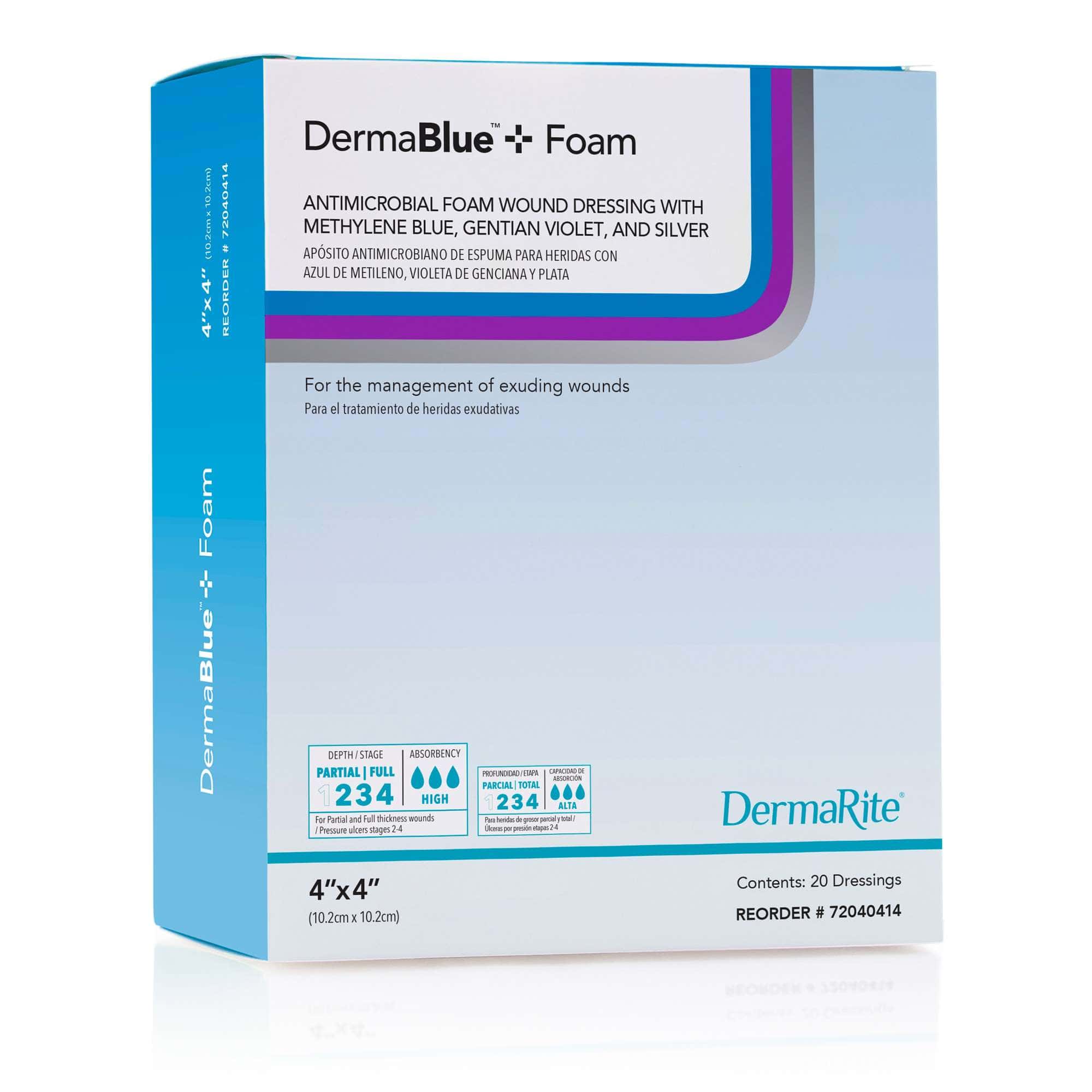 DermaBlue+ Foam Silver Dressing - Image 1