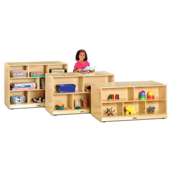 Jonti-Craft double-sided island shelf storage - Image 4