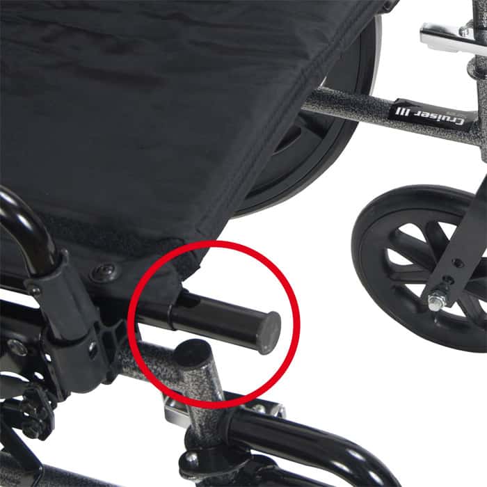 Drive Medical viper plus reclining wheelchair - Image 4