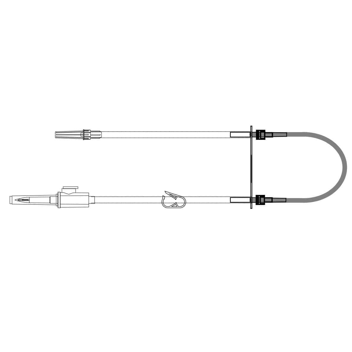 PharmAssist Heavy Duty Single Lead Tubing Set - Case of 30 - Image 1