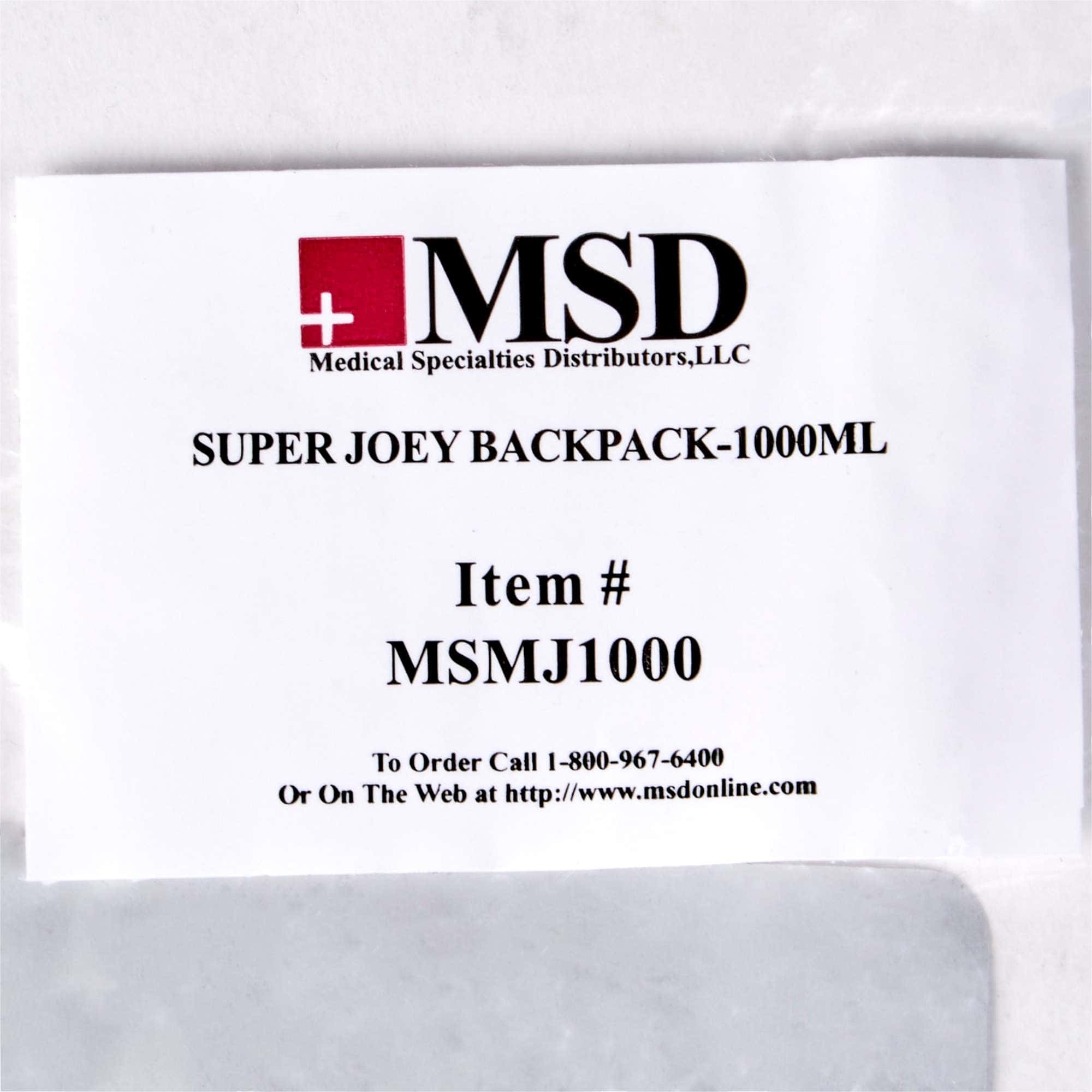 McKesson Feeding Pump Backpack for One 1000mL Bag and Kangaroo Dual Flush System - Image 4