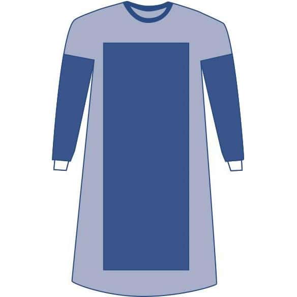 Medline Aurora Poly Reinforced Gown, Sterile - Image 2