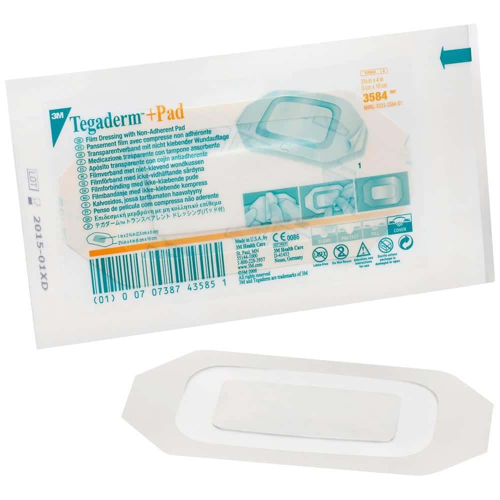 3M Tegaderm Plus Pad Film Dressing - Image 2