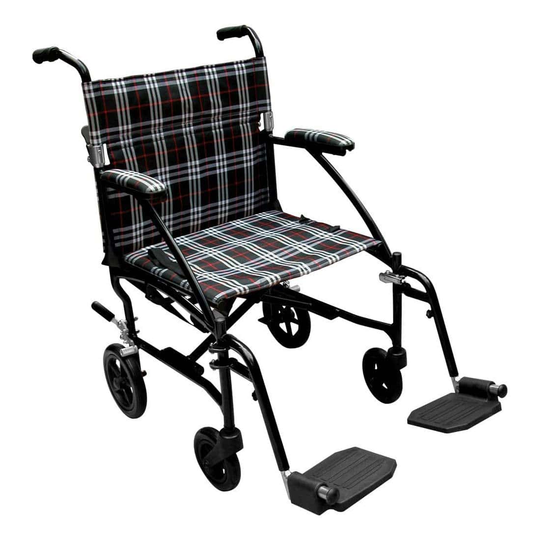 Drive Medical Fly-Lite aluminum transport wheelchair - Image 1