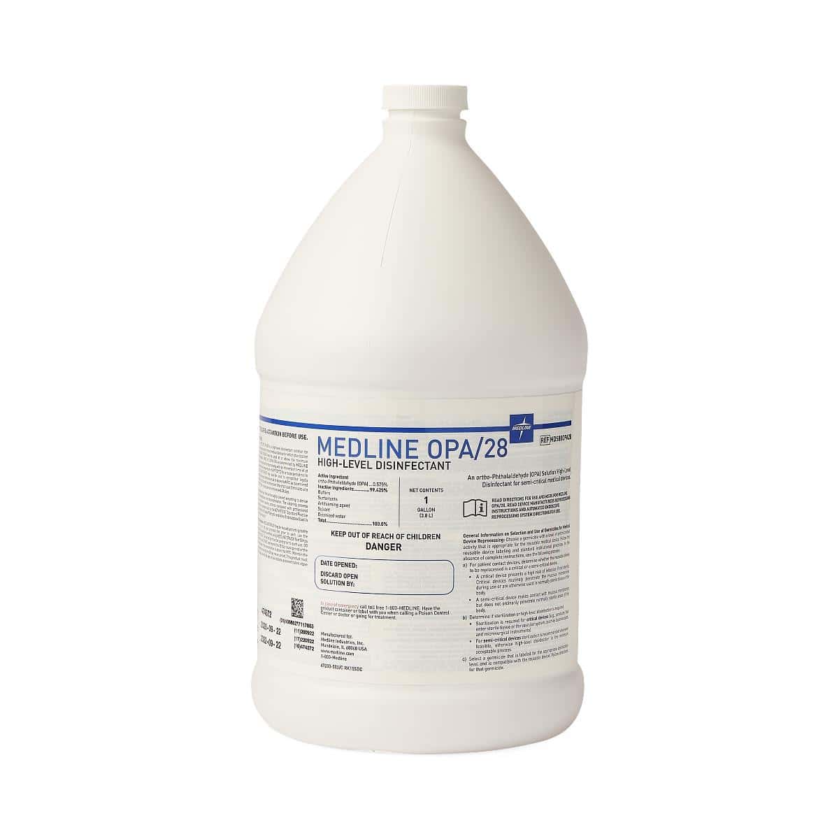 Medline Opa 28-Day Disinfectant, 1 gal. - Image 1