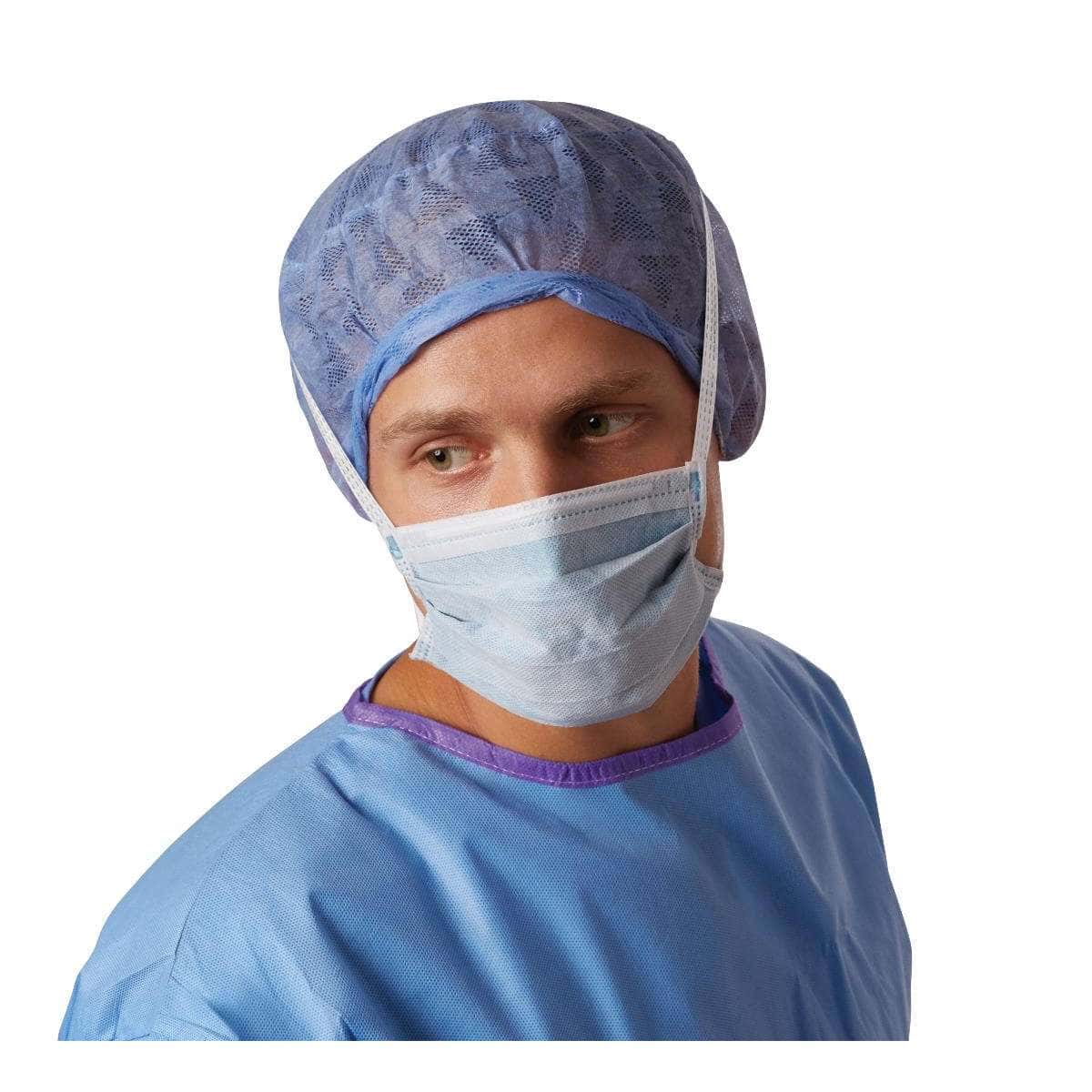 Medline Premium Nonwoven Composite Material Surgical Caps - Image 1