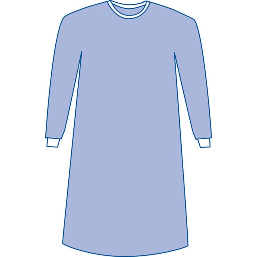 Medline Nonsterile Nonreinforced SMS Gowns - Image 2