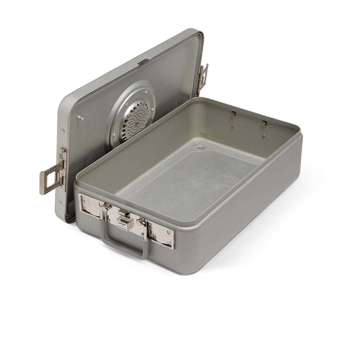 Medline Steriset 3/4 Size Sterilization Container with Lid And Handle - Image 1