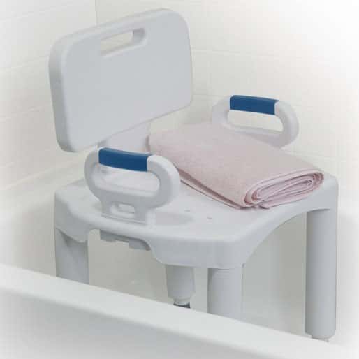 Drive premium series shower chair with back and arms - Image 3
