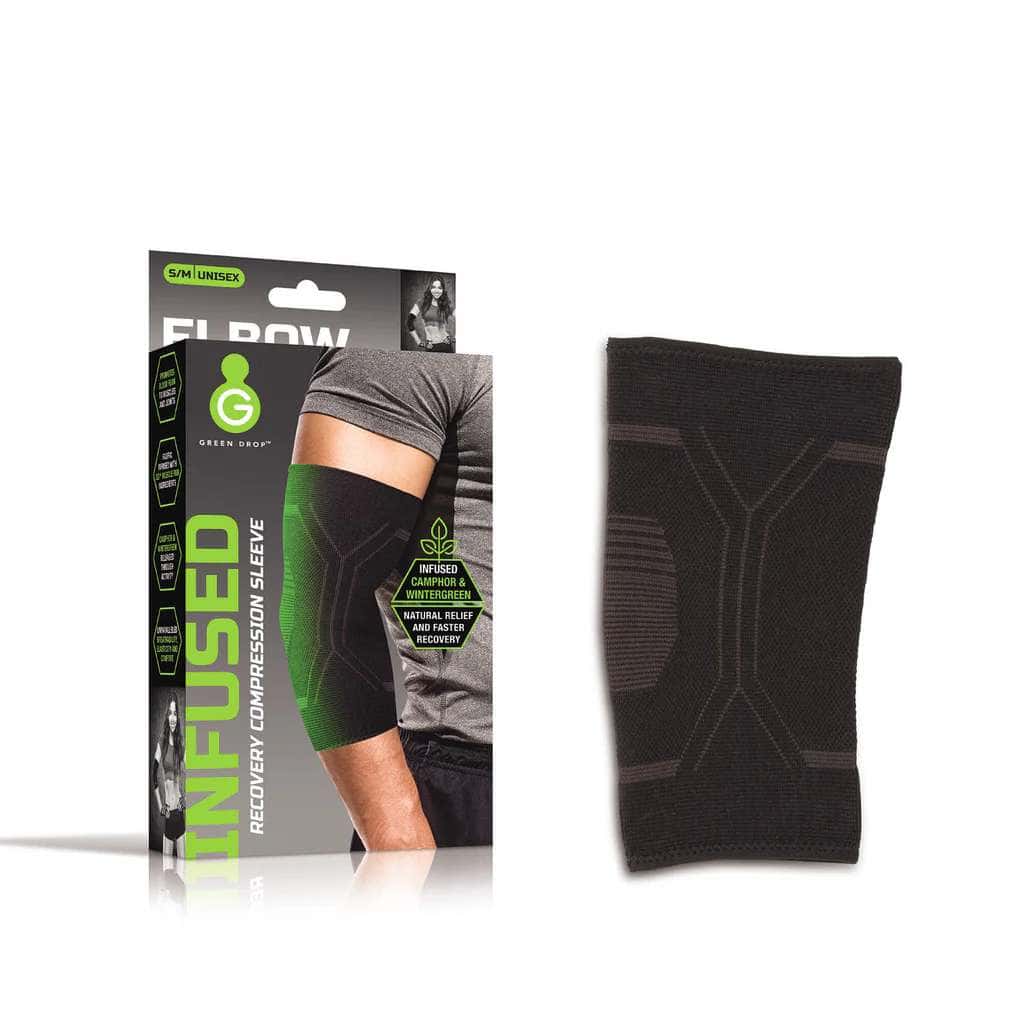 Green Drop Compression Elbow Support - Image 1