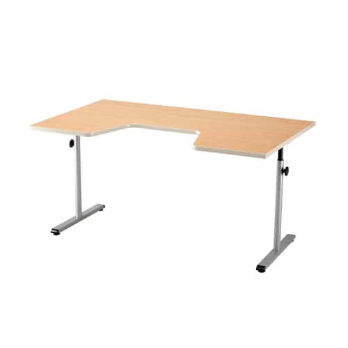 Knob Adjusted Height Adjustable Therapy Table with Comfort Curve - Image 1
