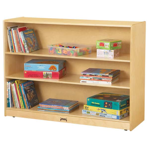Jonti-Craft super-sized adjustable mobile straight-shelf - Image 2