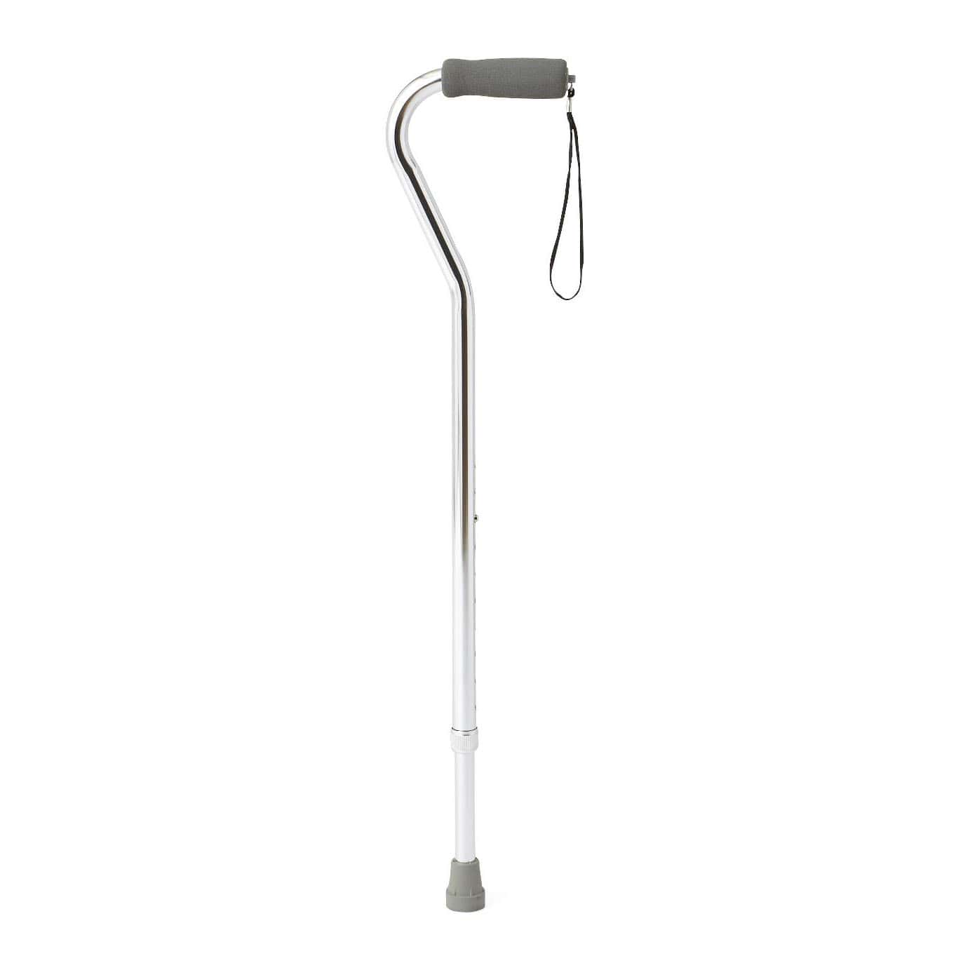 Medline Offset Handle Aluminium Fashion Cane - Image 2