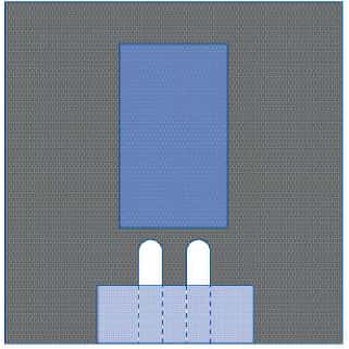 Medline Bilateral Split Drape - Case of 20 - Image 1