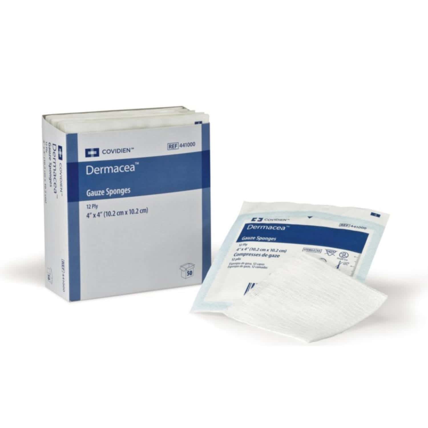 Dermacea USP Type VII	 Gauze Sponges with Peel Back Package, Sterile - Image 2