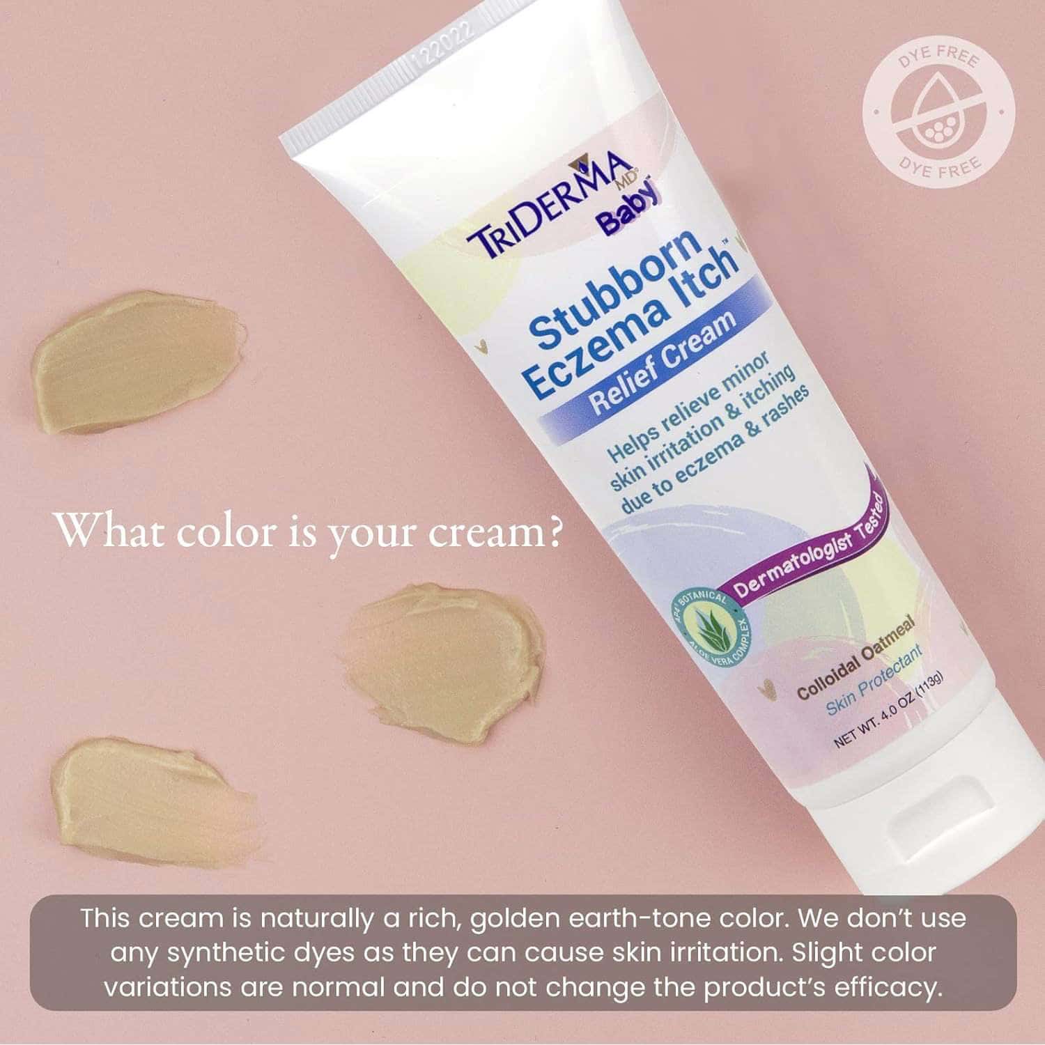 Triderma Baby Stubborn Eczema Itch Relief Cream, 4 oz - Image 3