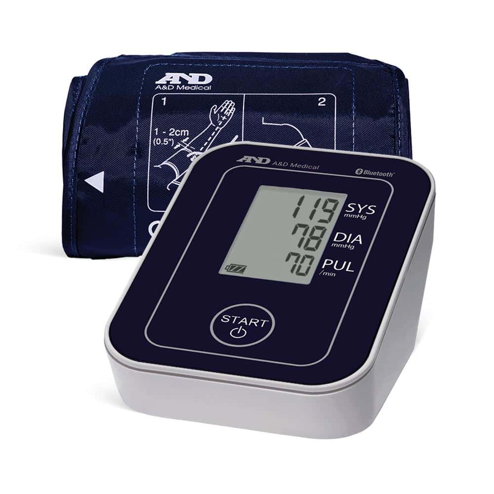 A&D Medical Deluxe Upper Arm Blood Pressure Monitor with Bluetooth - Image 1