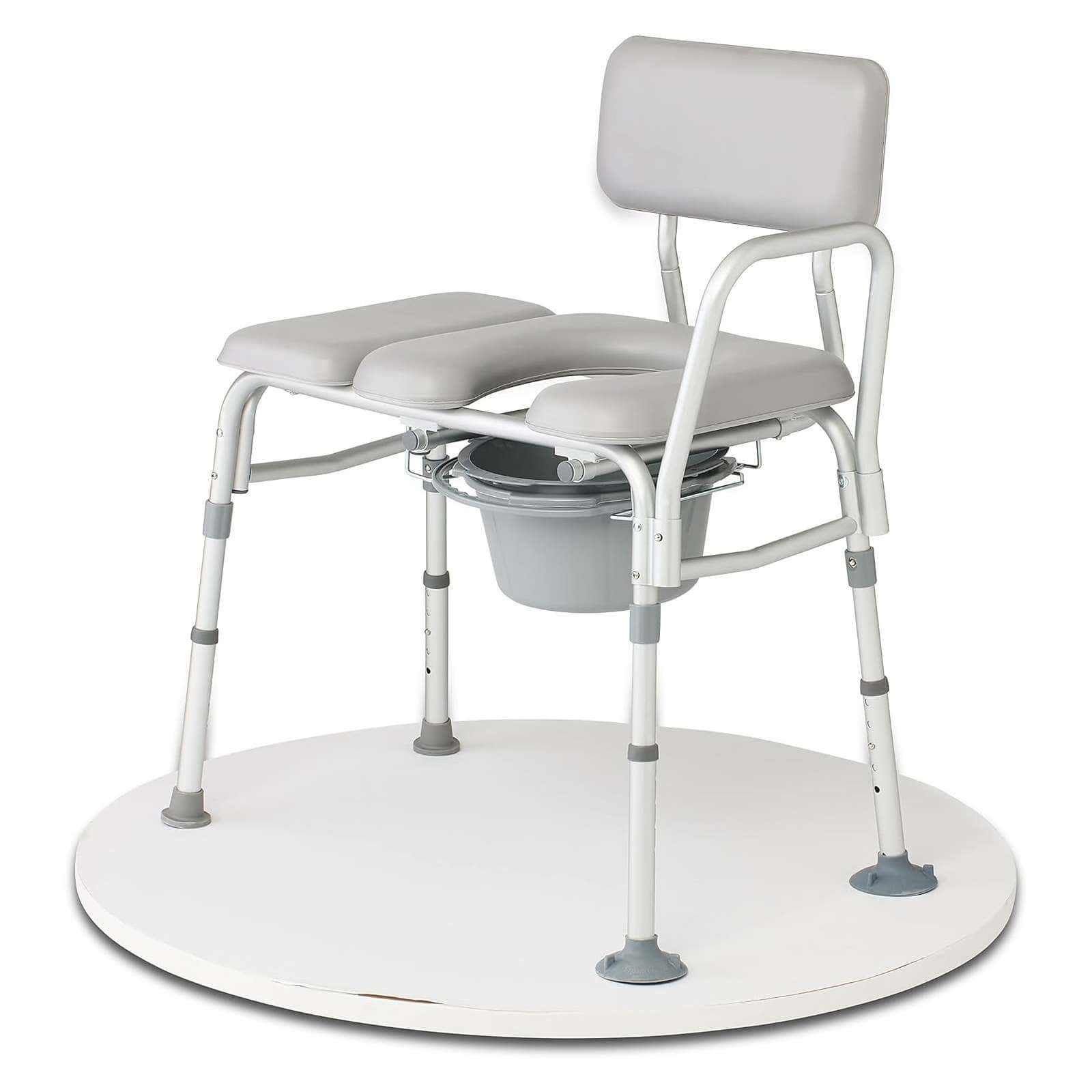 Medline Combination Transfer Bench and Commode - Image 3