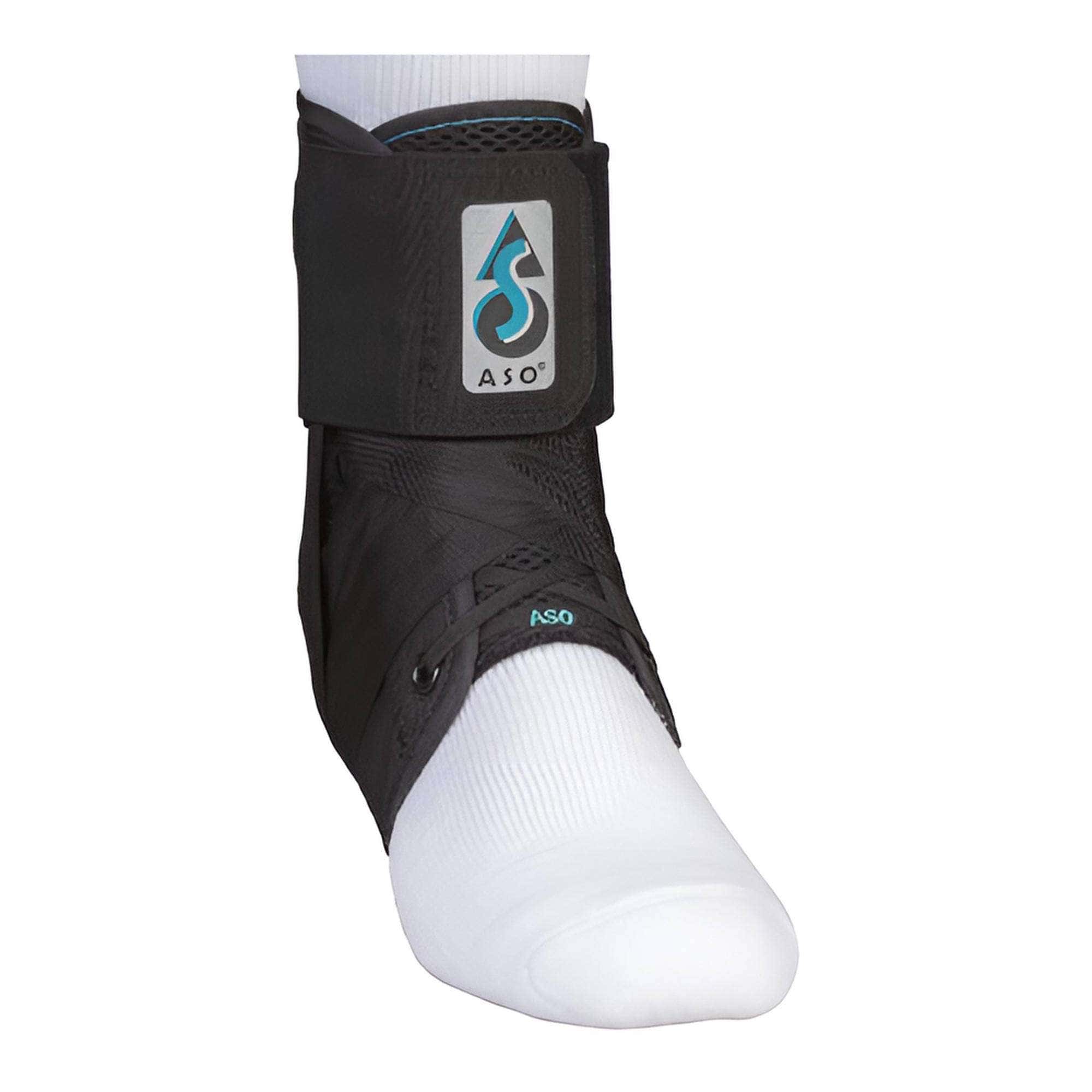 ASO Speed Lacer Ankle Brace Black Foot Adult - Image 1